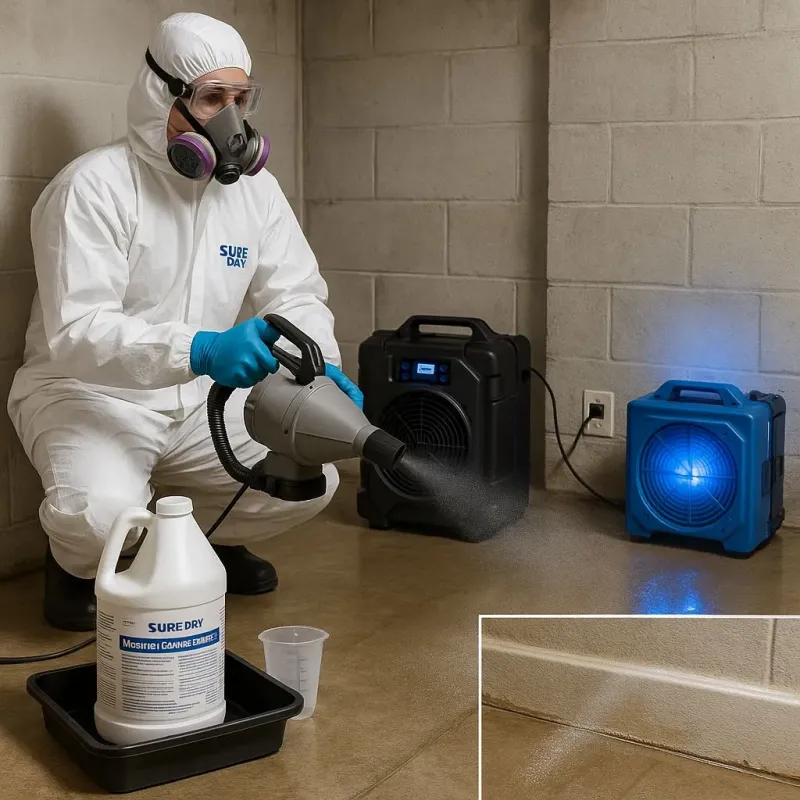 Sanitization and Odor Removal process in Terryville, NY